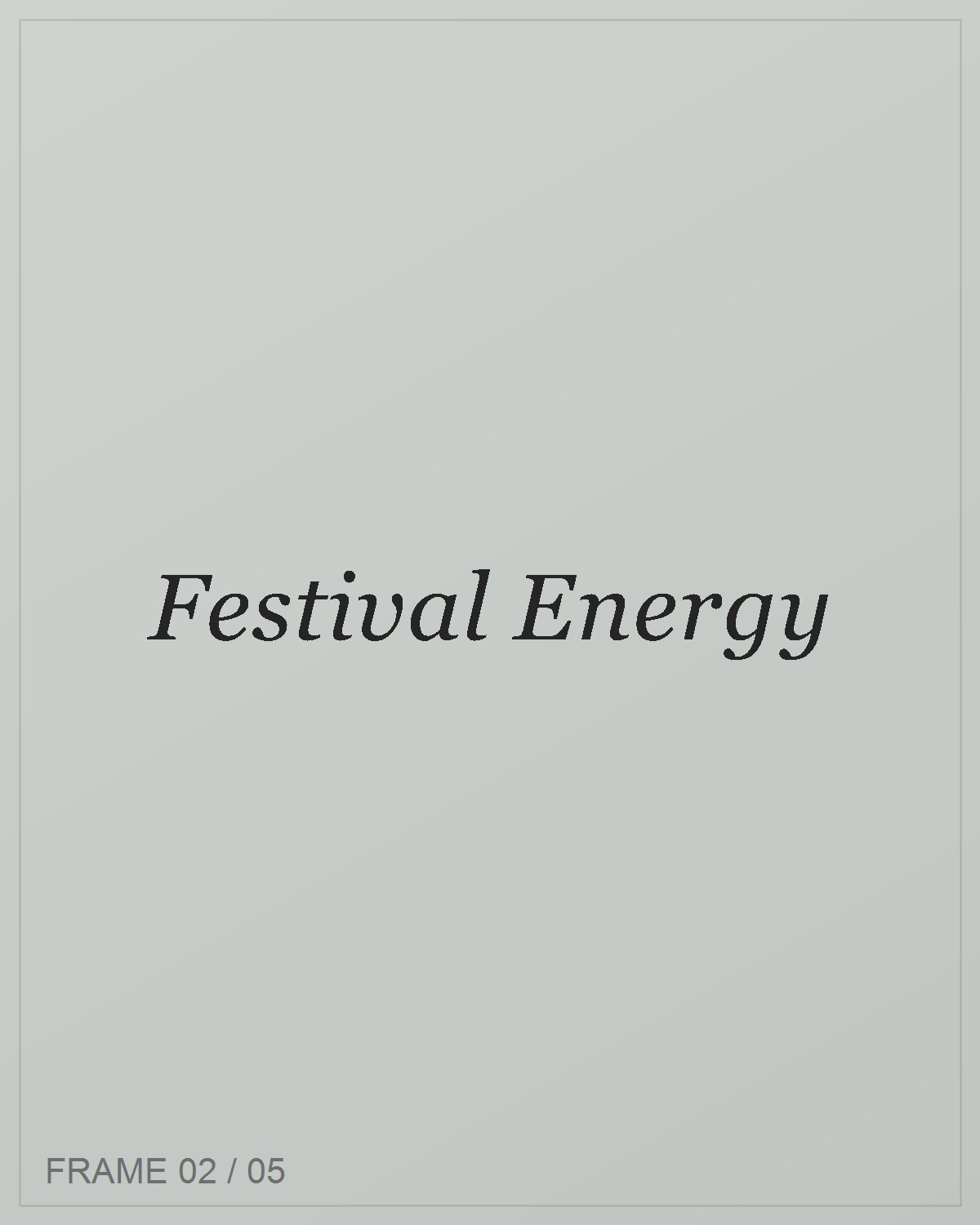 Festival Energy — 2