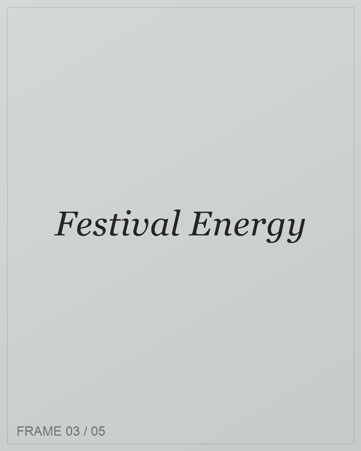 Festival Energy — 3